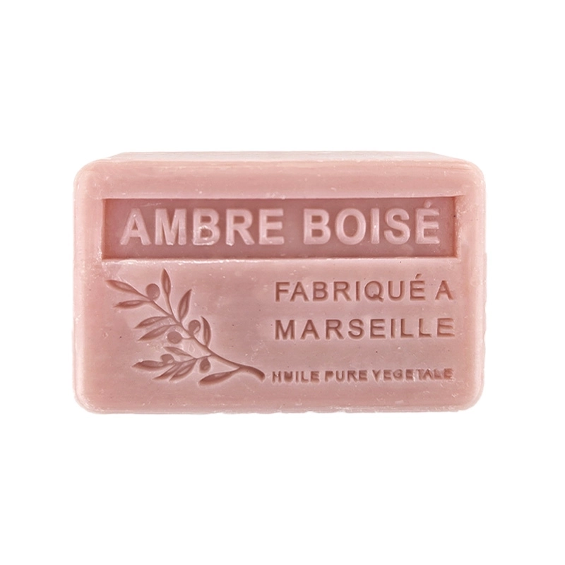 8 Savons 125g non filmés - AMBRE BOISEE