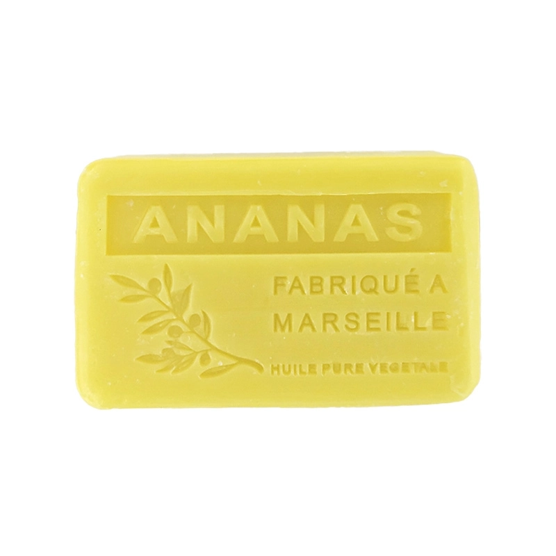 8 savons 125g filmés, étiquetés - ANANAS 