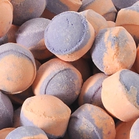 Hersteller und Vertreiber von Mini-Brausekugeln mit Orangen-/Patchouli-Geschmack - Verkauf an Händler