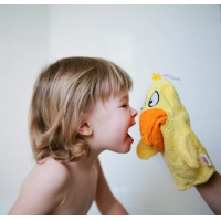 6 Gants de toilette fantaisies - Licorne 