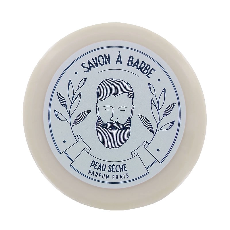       -          Savon barbe peau sèche - Boîte de 10 