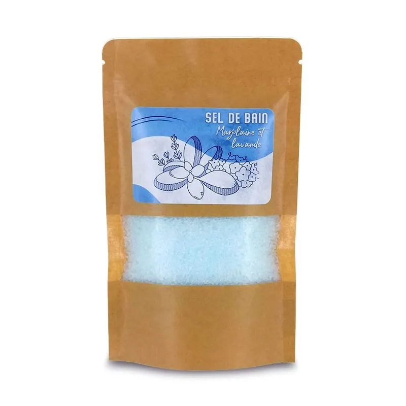        -Sels de bain bleu - 7 kg - Lavande et Marjolaine 