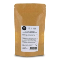        -Sels de bain blanc - 8 sachets de 250g - Eucalyptus, Gingembre et Poivre Noir 