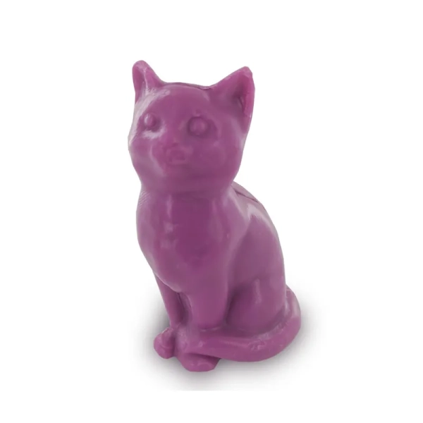 Savon forme chat violet - Sachet 10