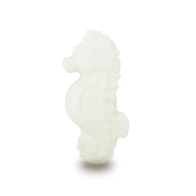Savon forme hippocampe blanc - Sac 50