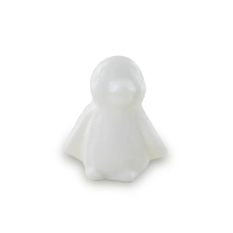 Savon forme pingouin blanc - Sac 50