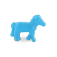 Savon forme poney turquoise - Sac 50