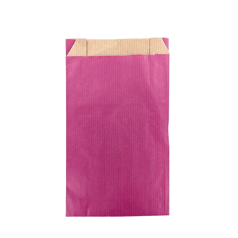 Pochettes cadeau kraft unies noires