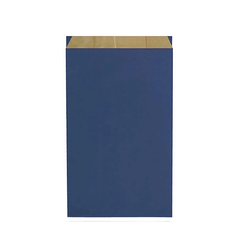 Pochettes cadeau kraft unies noires