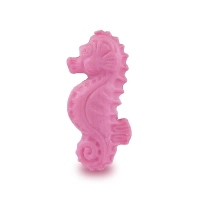 Großhandel mit kleinen Seifen in Form von Seepferdchen.