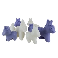 Savon sujet grand Ane 145g blanc - Carton de 12 