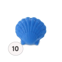 Savon forme coquillage bleu - Sachet 10 