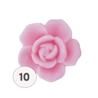 Savon forme fleur rose - Sachet 10 