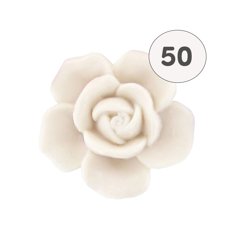 Savon forme fleur blanche - Sac 50 