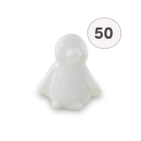 Savon forme pingouin blanc - Sac 50 