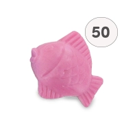 Savon forme poisson lune rose - Sac 50 